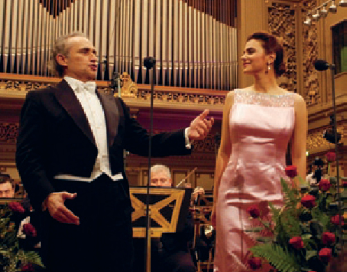 Alexandra Coman si Jose Carreras la Sala Palatului