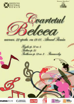 Recital extraordinar Cvartetul Belcea