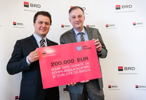 BRD donează 200.000 EUR pentru integrarea copiilor abandonaţi