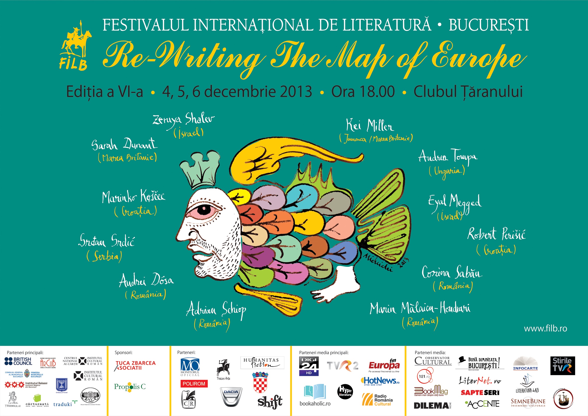 Începe cea de a VI-a ediție a Festivalului Internațional de Literatură de la București