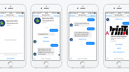 BestJobs introduce căutarea de joburi pe Facebook Messenger