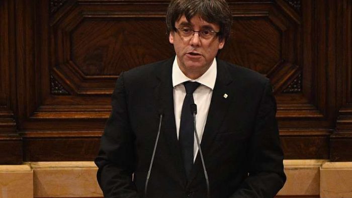 Scrisoarea preşedintelui separatist al Cataloniei