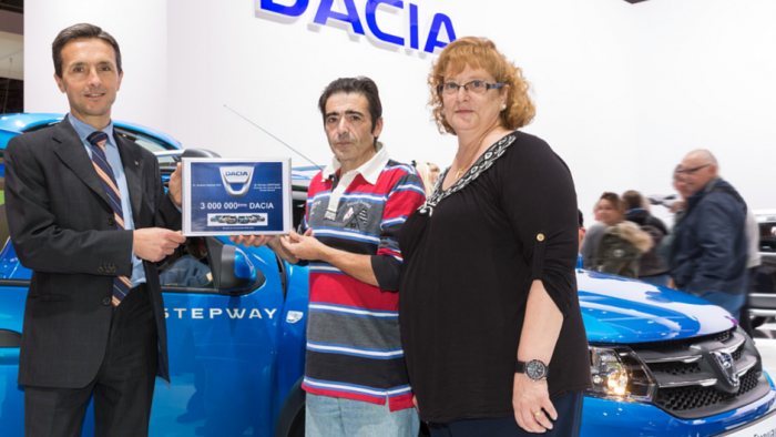 Dacia a vândut 3 milioane de mașini în ultimii 10 ani