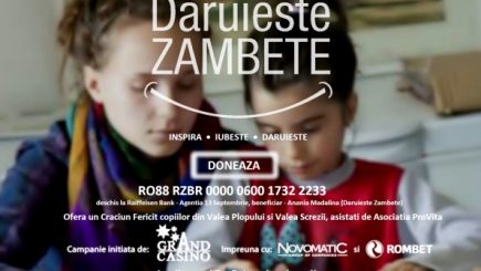 „Dăruieste Zâmbete”, sprijină copiii defavorizați din Valea Plopului și Valea Screzii