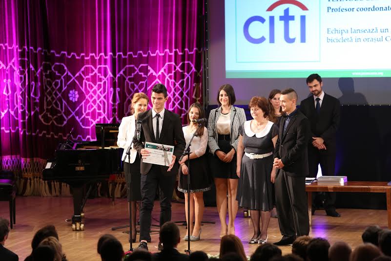 Elevii antreprenori, premiați de Citi România