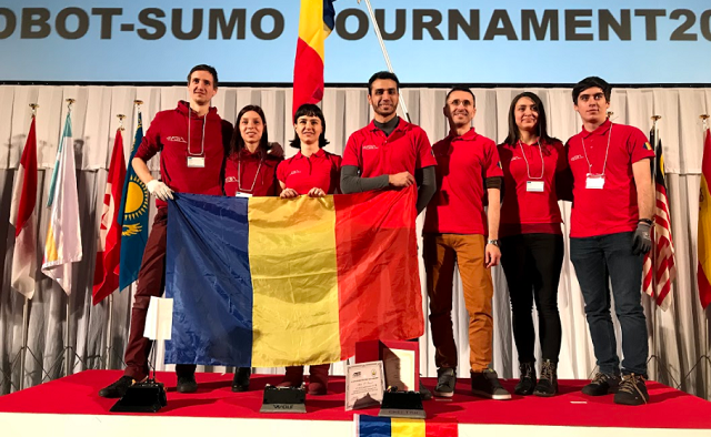 Victorie românească la turneul de sumo robotic de la Tokyo