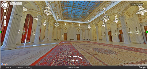 Palatul Parlamentului, deschis turului virtual prin Google