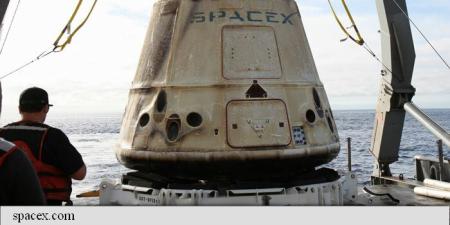 O capsulă SpaceX a căzut în Oceanul Pacific. Ce încărcătură avea la bord