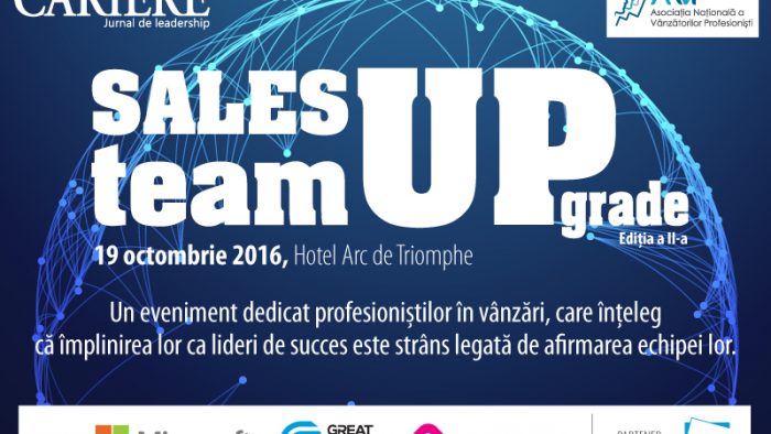 Sales Team UPgrade 2016 – Evenimentul directorilor de vânzări