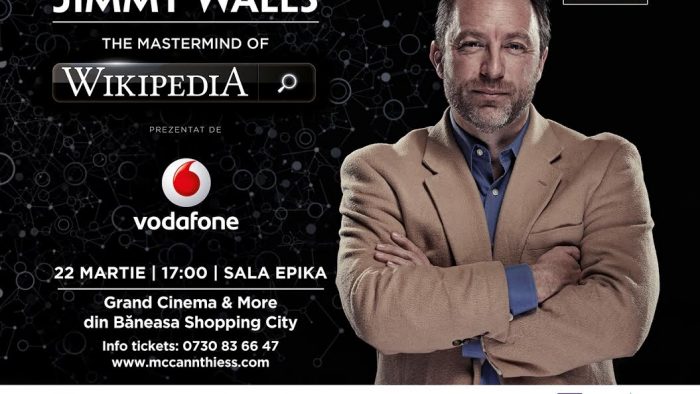 Jimmy Wales, geniul din spatele Wikipedia, vine în premieră în România