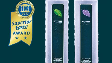 Apa minerală naturală La Fântâna, premiată pentru gust!