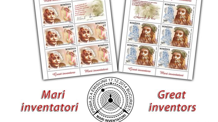 Marii inventatori ai lumii, puşi pe timbre româneşti