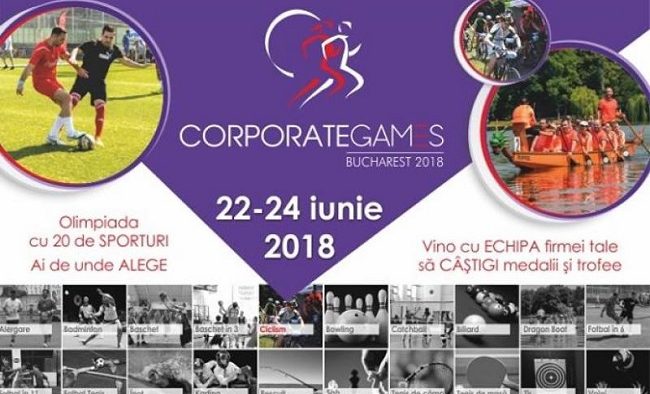 22 iunie 2018:  începe cea de a 7-a Olimpiadă a corporatiștilor la București