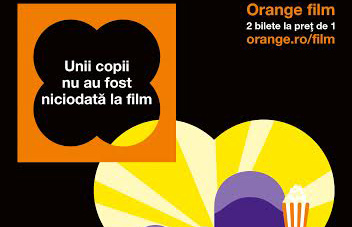 Orange film aduce la cinema peste 150 de copii din medii defavorizate