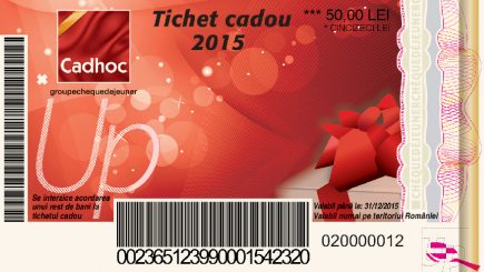 Valoarea tichetelor cadou a crescut cu 33%