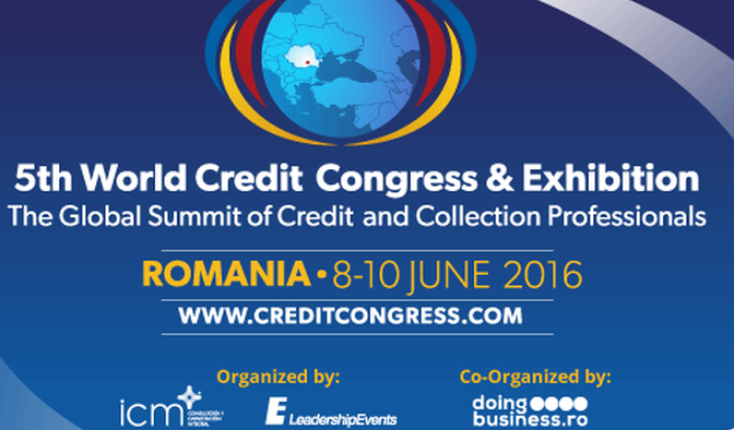 (P) A rămas mai puțin de o săptămână până la cel mai important eveniment al anului dedicat managementului riscului de credit – World Credit Congress & Exhibition