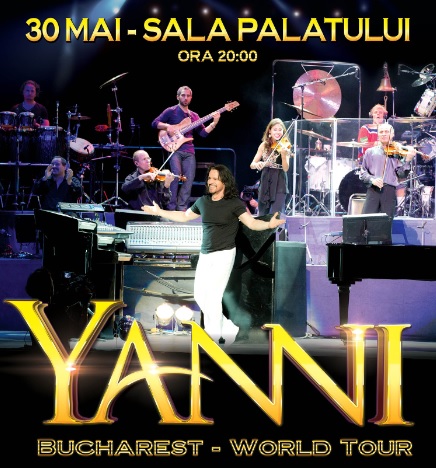 Yanni vine la București în turneul World Tour 2013-2014