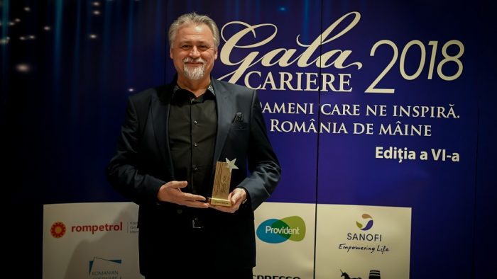 #GalaCARIERE2018: Constantin Lomaca a câștigat Premiul la categoria “România Educată“
