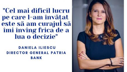 Daniela Iliescu: „Sunt genul de decident care trebuie să ia o decizie informată“