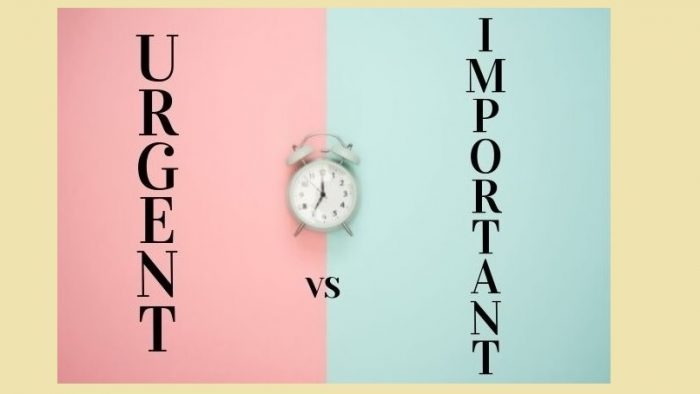 Diferența dintre „urgent” și „important”