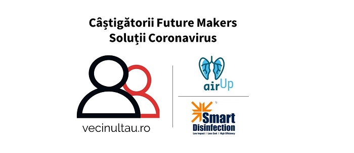 Soluțiile românești la provocările Covid-19 care primesc suport financiar și mentorat în Future Makers