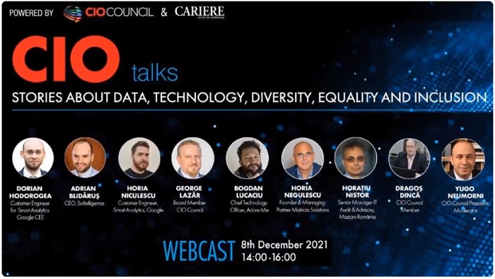 Stimularea diversității și incluziunii prin transformarea digitală - CIO Talks, 8 dec 2021
