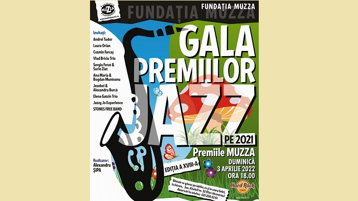 Gala Premiilor de jazz -Premiile MUZZA pe 2021