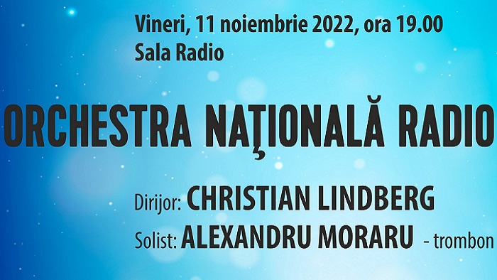 CHRISTIAN LINDBERG, desemnat artistul anului în 2016, invitat la Sala Radio