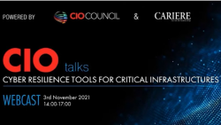 CIO Talks. Cyber Resilience tools for critical infrastructures