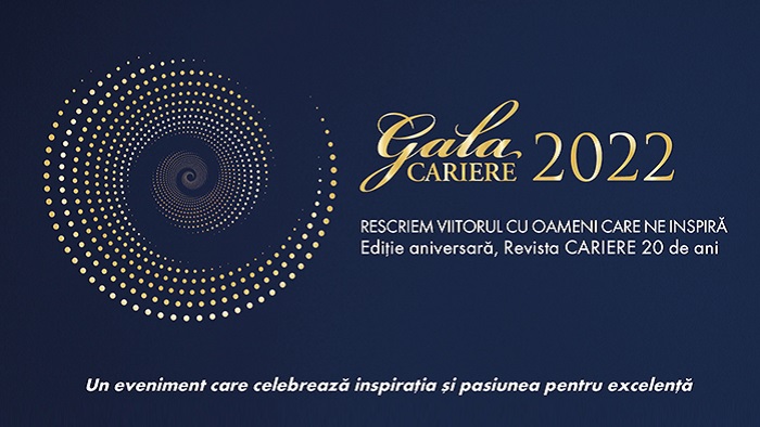 UPDATE. Nominalizații GALEI Premiilor Revistei CARIERE – Rescriem viitorul cu oameni care ne inspiră!