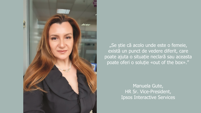 Manuela GUTE: Femeile reușesc să transmită mai bine emoțiile, așteptările, să vorbească „pe limba tuturor”