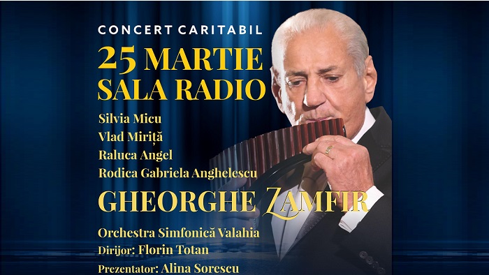 Maestrul Gheorghe Zamfir urcă pe scenă pentru un concert caritabil ce susține viața