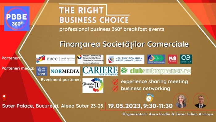 „Finanțarea Societăților Comerciale” – business breakfast event