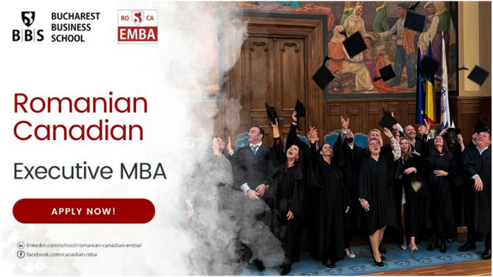 Burse și discount-uri în valoare de peste 41000 Euro în 2023 la programul Executive MBA Romano-Canadian de la Bucharest Business School, ASE