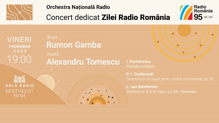 Radio România 95: Concert aniversar cu violonistul Alexandru Tomescu