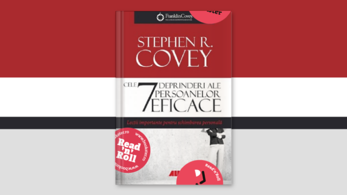 Pauza de lectură de la Bookster.  Cele 7 deprinderi ale persoanelor eficace, de Stephen Covey