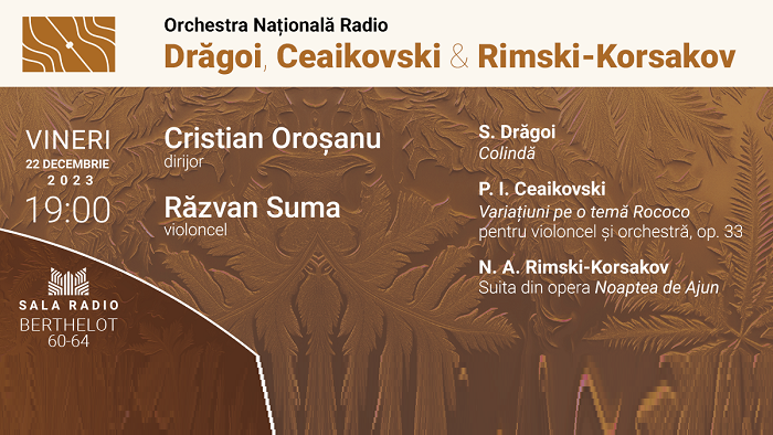 Suita din opera „Noaptea de Ajun” - Nikolai Rimski-Korsakov, încheie anul la Sala Radio!