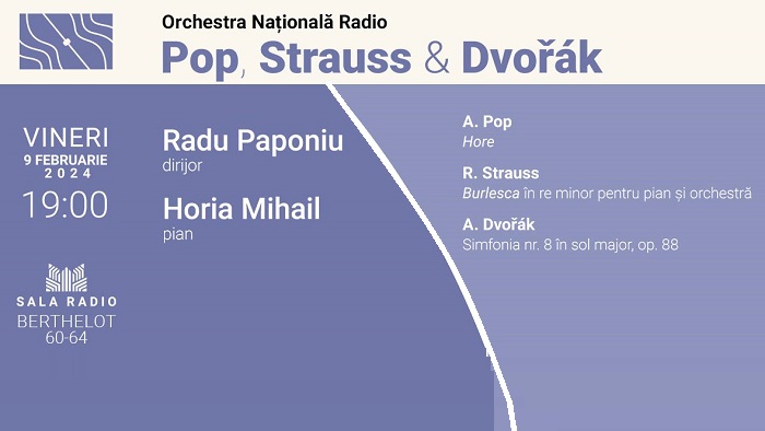 Din S.U.A. la București: dirijorul Radu Paponiu la pupitrul Orchestrei Naționale Radio