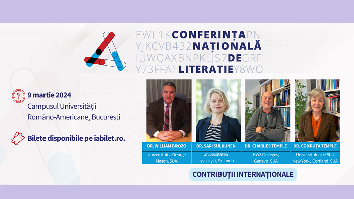 Conferința Națională de Literație - O provocare ce ne privește pe toți