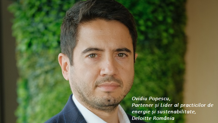 Deloitte România l-a recrutat pe Ovidiu Popescu în rolul de Partener și Lider al practicilor de energie și sustenabilitate