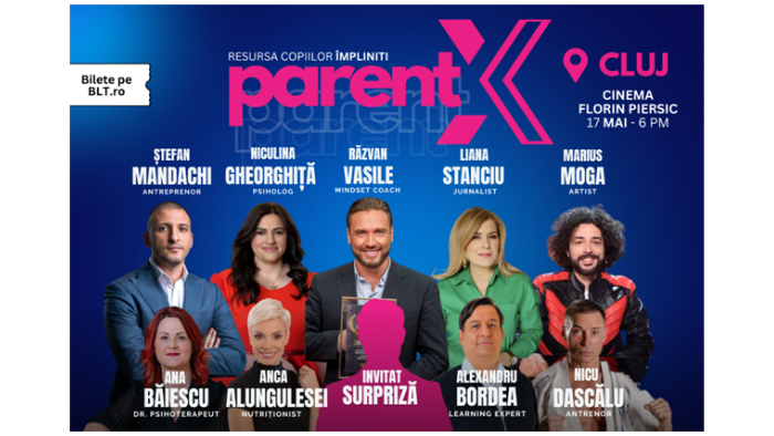 ParentX Events – Resursa Copiilor Împliniți - Revoluționăm Educația Copiilor și a Părinților în România