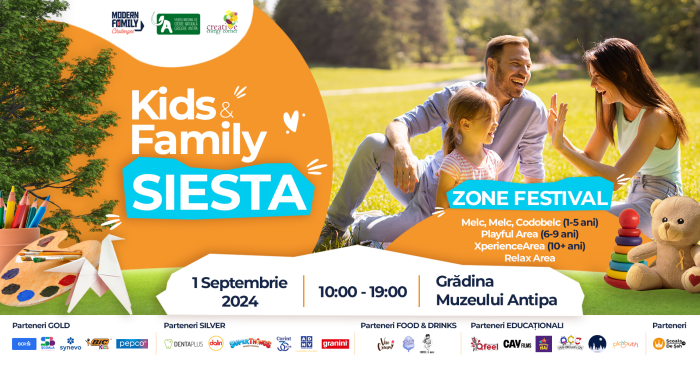 Kids & Family Siesta 2024, editia a 2-a - Festivalul familiei moderne