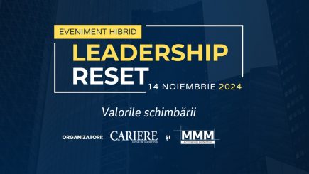 Leadership RESET. Valorile schimbării