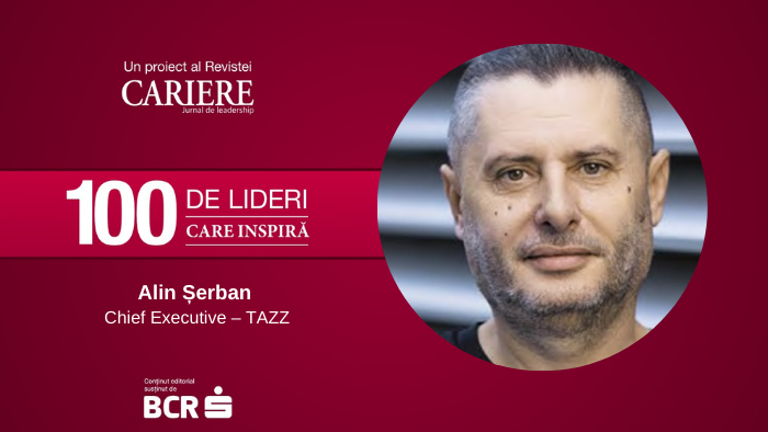 Alin Șerban, TAZZ: Privind înapoi, simt că am parcurs un ultramaraton. Și două lucruri îmi dau cea mai mare satisfacție: echipa extraordinară pe care am reușit să o formăm și performanțele remarcabile pe care le-am atins într-un timp scurt