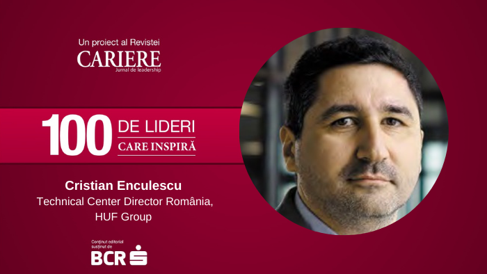 Cristian Enculescu, HUF GROUP: Oamenii sunt cei care fac diferența într-o companie și de aceea îmi dedic energia pentru a dezvolta, în egală măsură, relațiile umane și strategiile de business