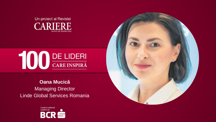 Oana Mucică, Linde Global Services Romania: Privind înainte, sunt determinată să rămân un lider inspirat și dedicat. Sunt convinsă că, prin muncă și pasiune, vom depăși orice provocare