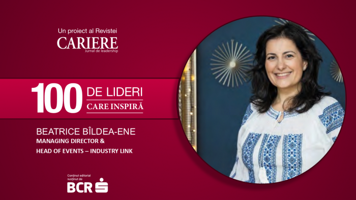 Beatrice Bîldea-Ene, Industry Link: „Există doar o întrebare la care trebuie să-ți răspunzi în viață: «Am făcut tot ce mi-a stat în putere pentru a face o schimbare, pentru a avea un impact, pentru a lăsa ceva în urmă? »”