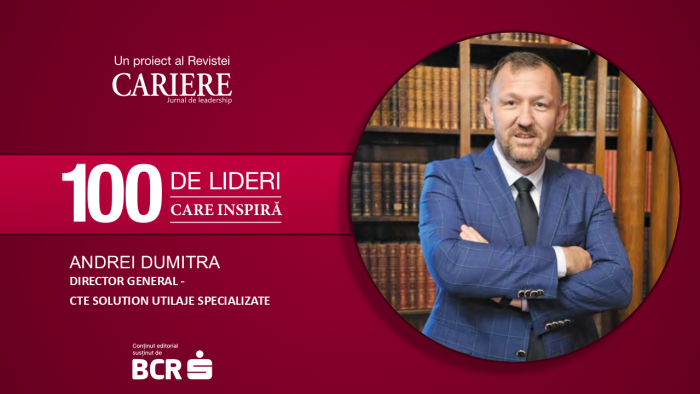 Andrei Dumitra, CTE Solution Utilaje Specializate: Nu există situații și proiecte perfecte, însă există provocări din ce în ce mai complexe cărora toți trebuie să le facem față pentru a obține, în final, succesul mult așteptat