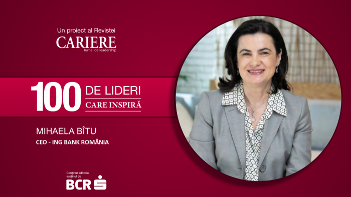 Mihaela Bîtu, ING Bank România: “Liderii trebuie să îi inspire pe cei din jur, nu doar prin viziune și competențe profesionale, dar și prin curajul de a fi autentici și chiar de a arăta vulnerabilitate”