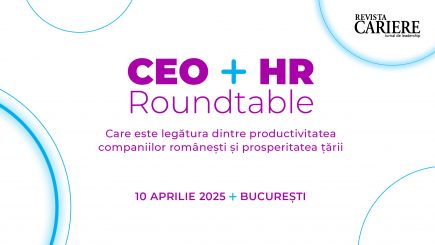 CEO + HR Roundtable | Ediția a II-a, 10 Aprilie 2025, București